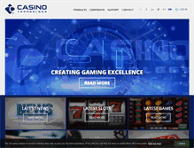 Tablet Screenshot of casino-technology.com